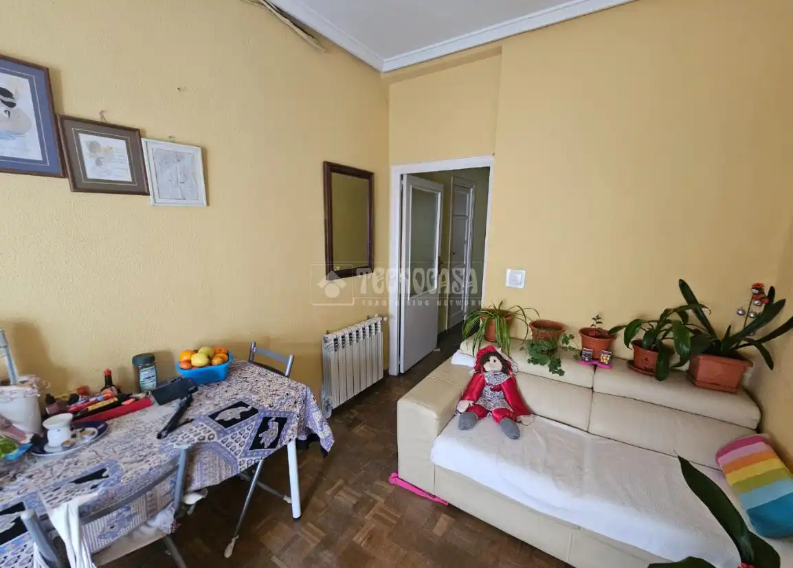 Sala d'estar de Pis en venda en Madrid amb Calefacció i Balcó