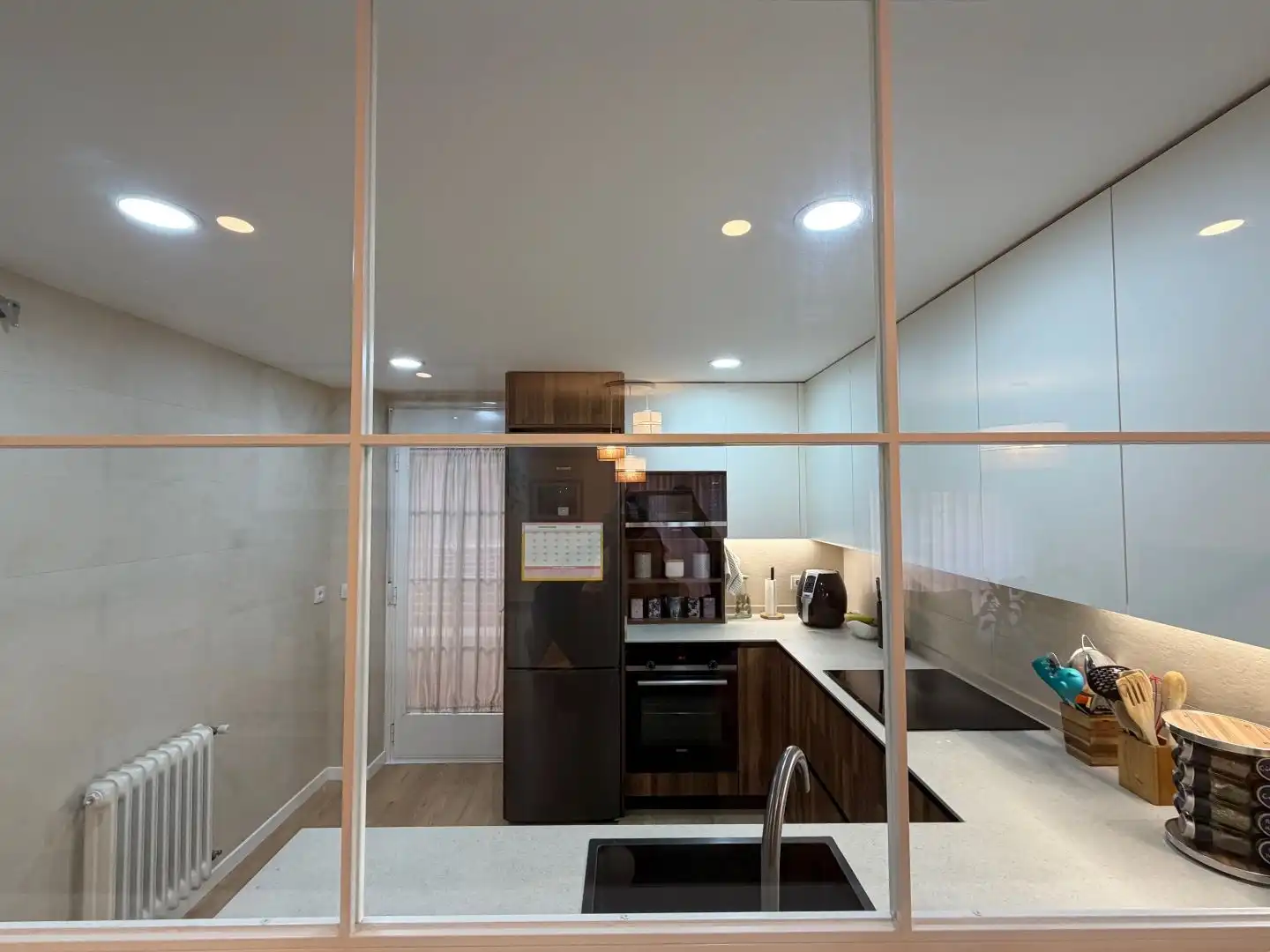 Kitchen of Flat for sale in Getafe  with Air Conditioner and Terrace
