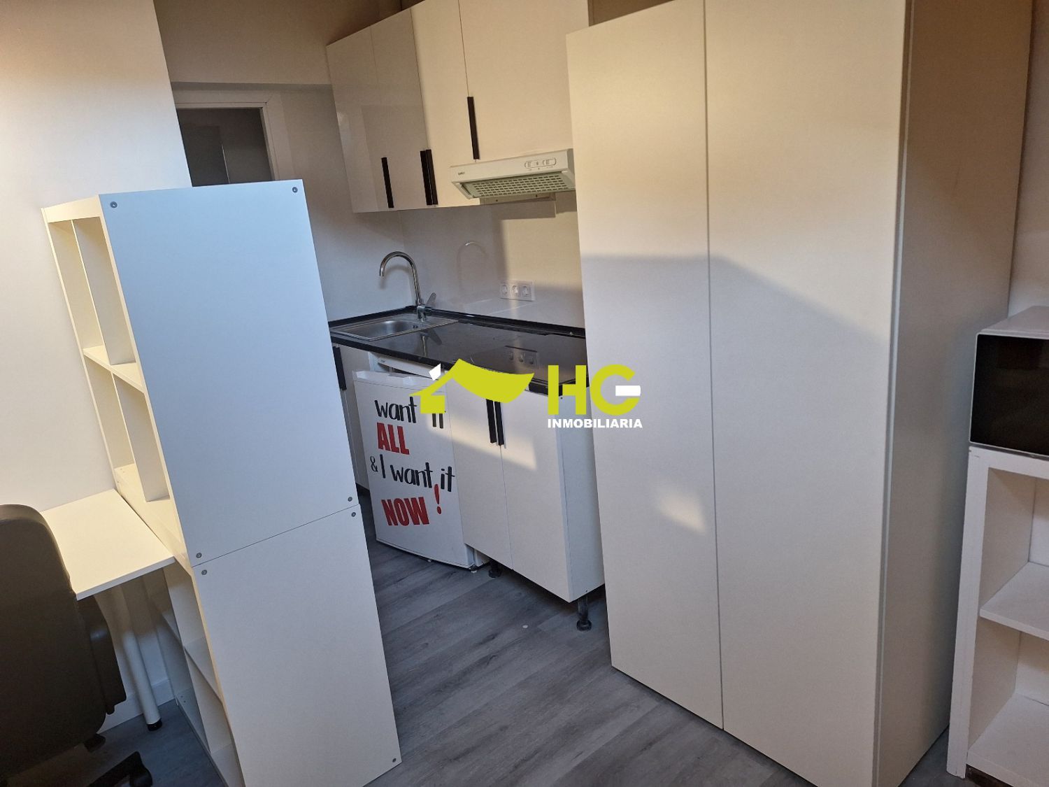 Kitchen of Apartment to rent in  Madrid Capital  with Air Conditioner, Heating and Furnished