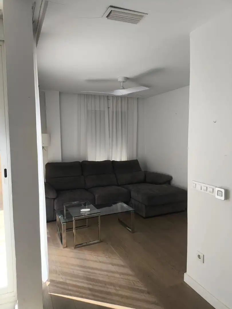 Sala d'estar de Àtic de lloguer en Valencia amb Aire condicionat, Terrassa i Traster