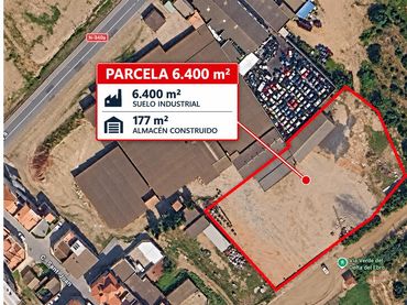 Terreny industrial en venda a L'Aldea
