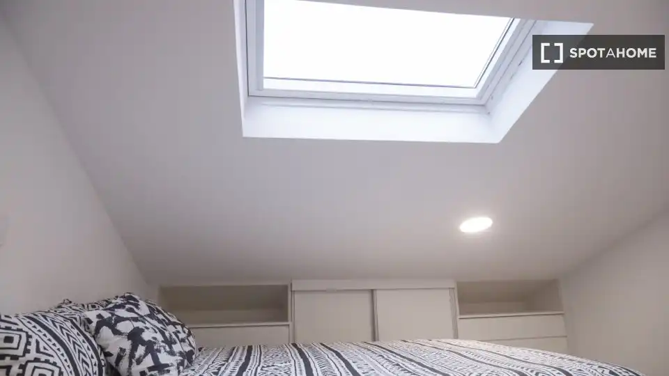 Habitación de Piso de alquiler en Madrid con Aire acondicionado, Calefacción y Amueblado