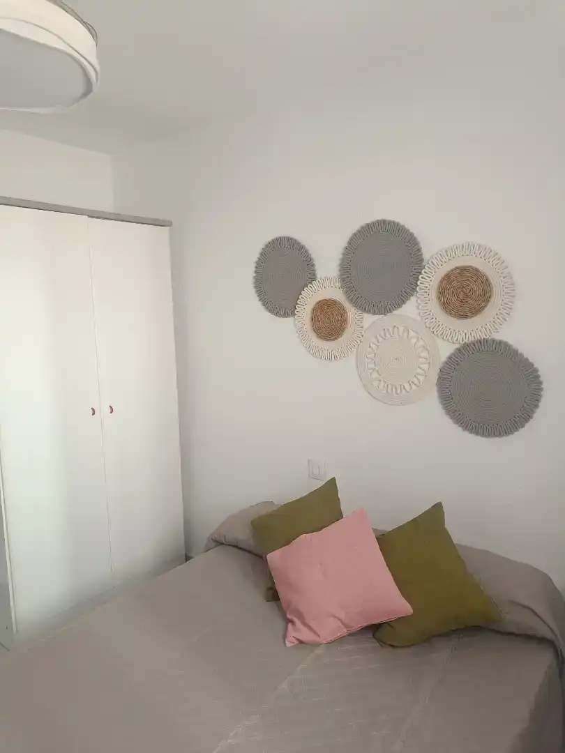 Schlafzimmer von Wohnungen zur Miete in Mojácar mit Klimaanlage, Schwimmbad und Möbliert