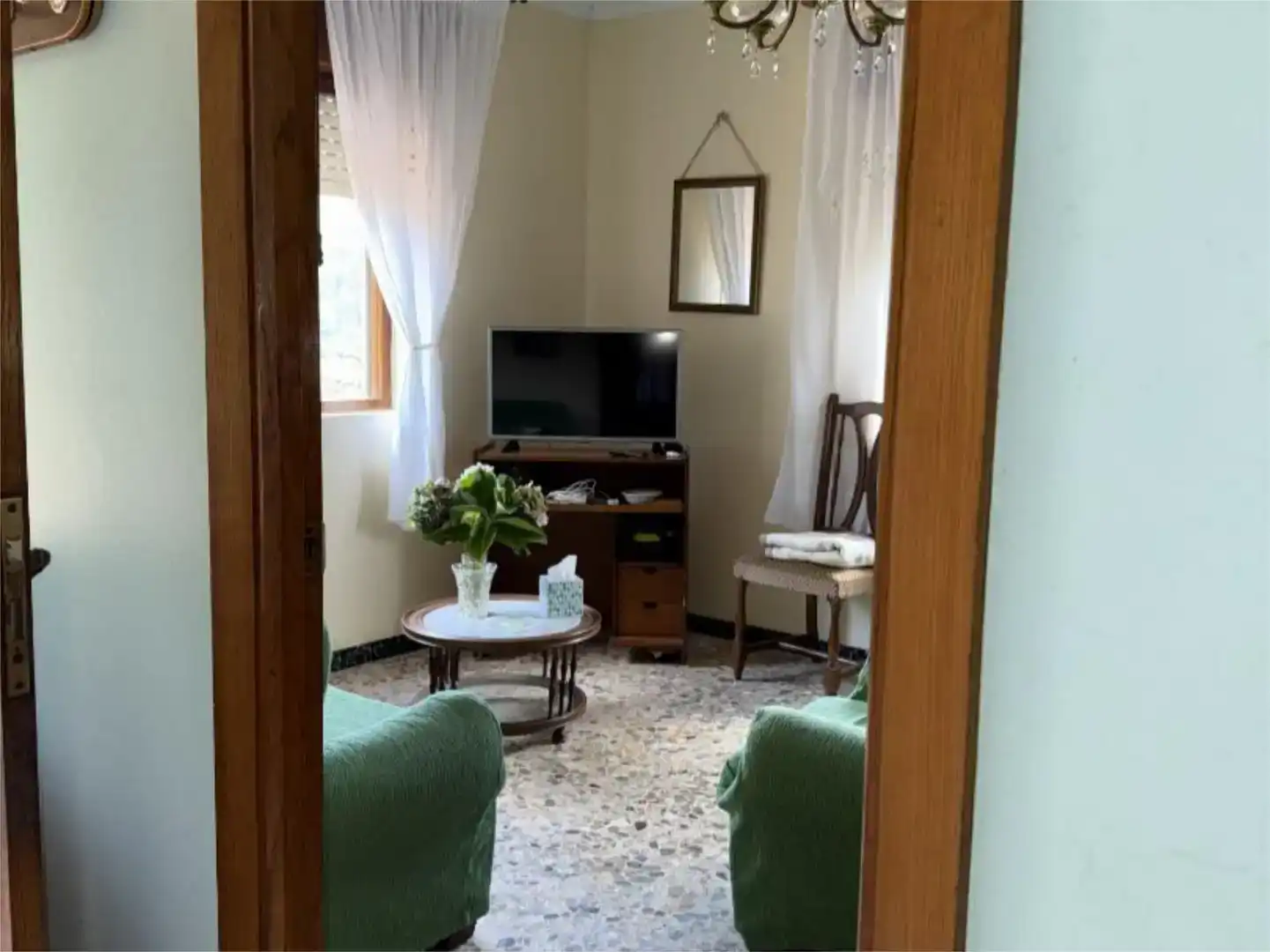 Sala d'estar de Pis en venda en Valdoviño amb Jardí privat, Traster i Moblat