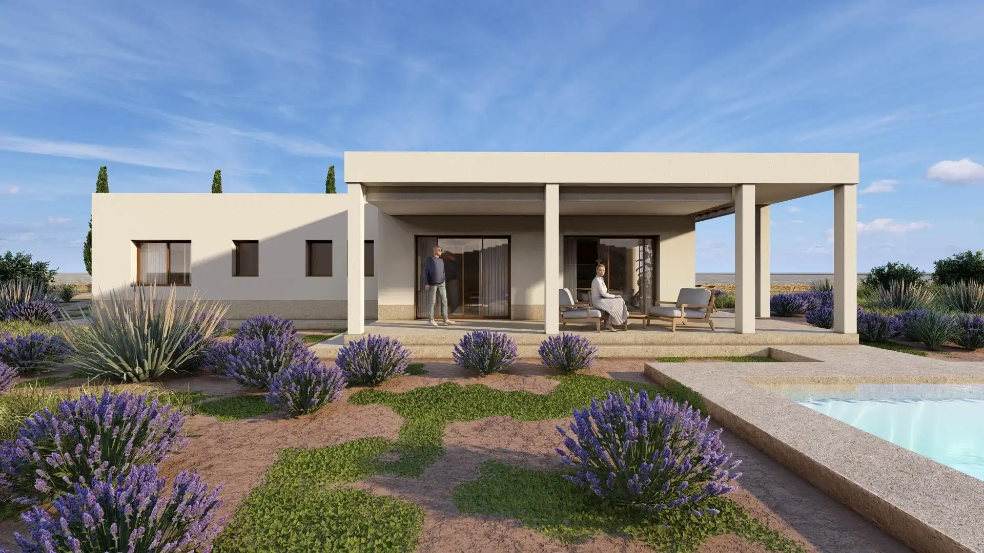 Detached house with pool for sale in El Pinós / Pinoso