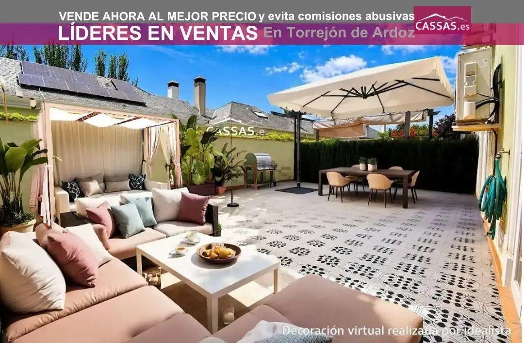 Terrassa de Casa adosada en venda en Torrejón de Ardoz amb Aire condicionat, Calefacció i Terrassa