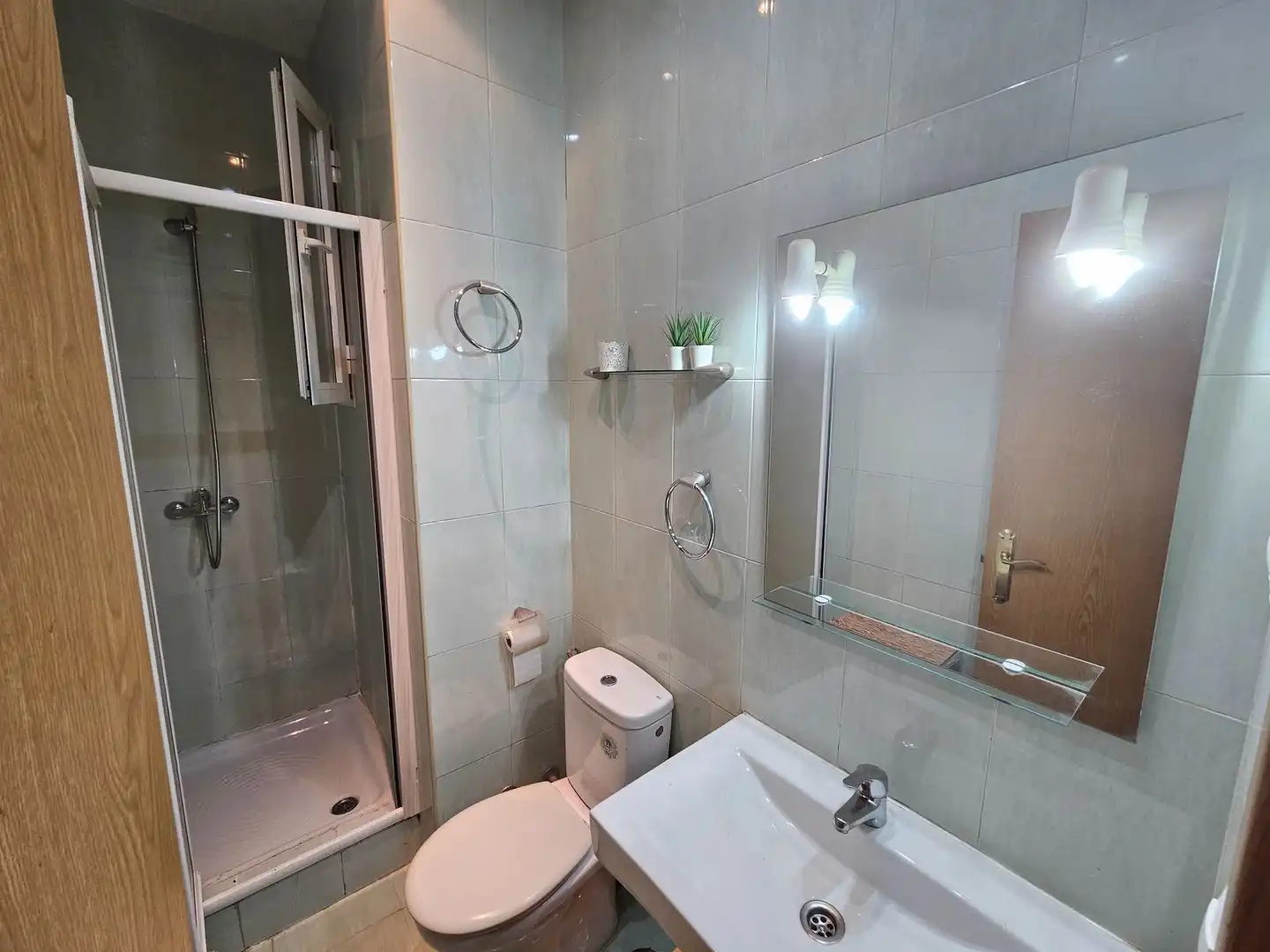 Baño de Piso de alquiler en Madrid con Calefacción y Amueblado
