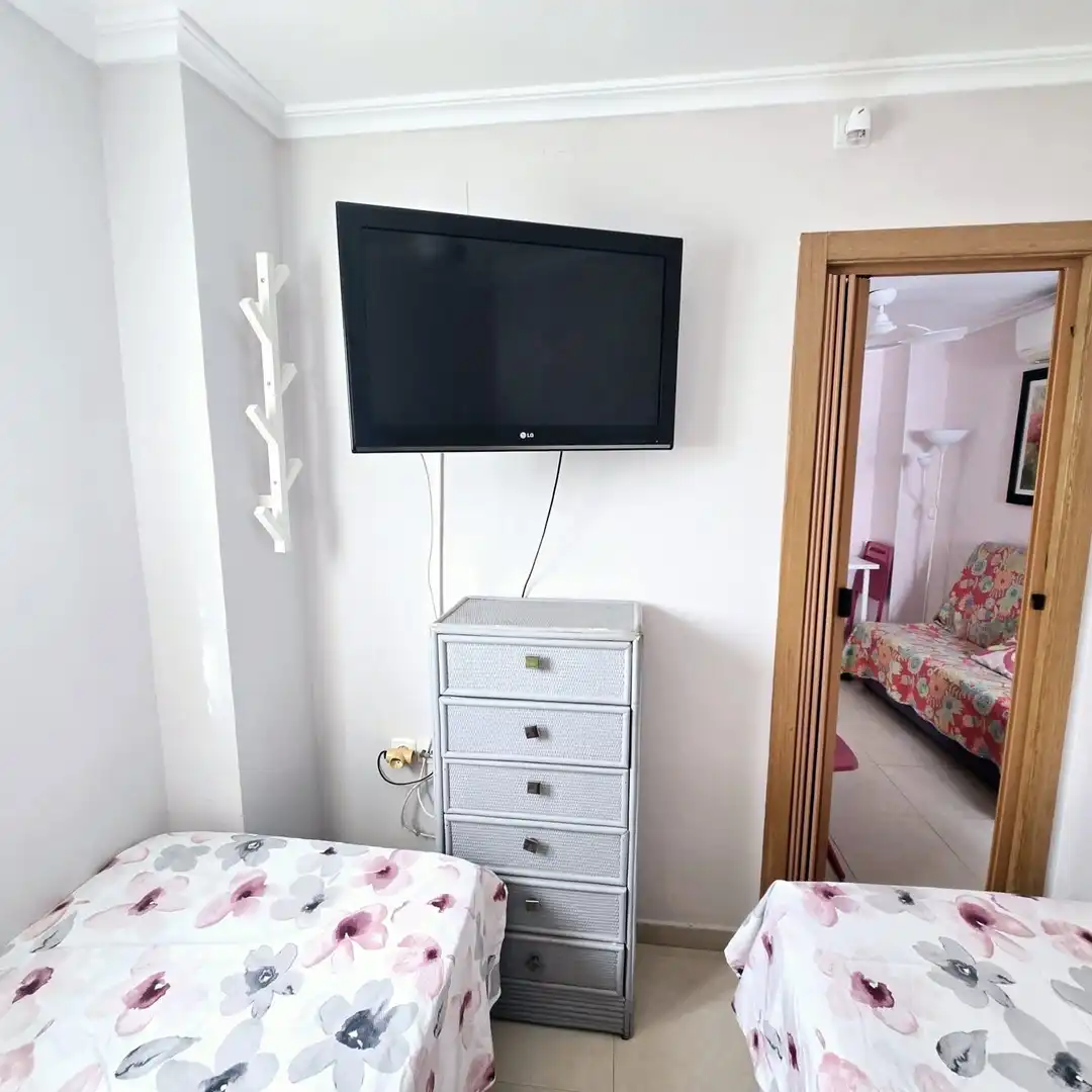 Bedroom of Attic for sale in Benidorm  with Air Conditioner, Terrace and Furnished