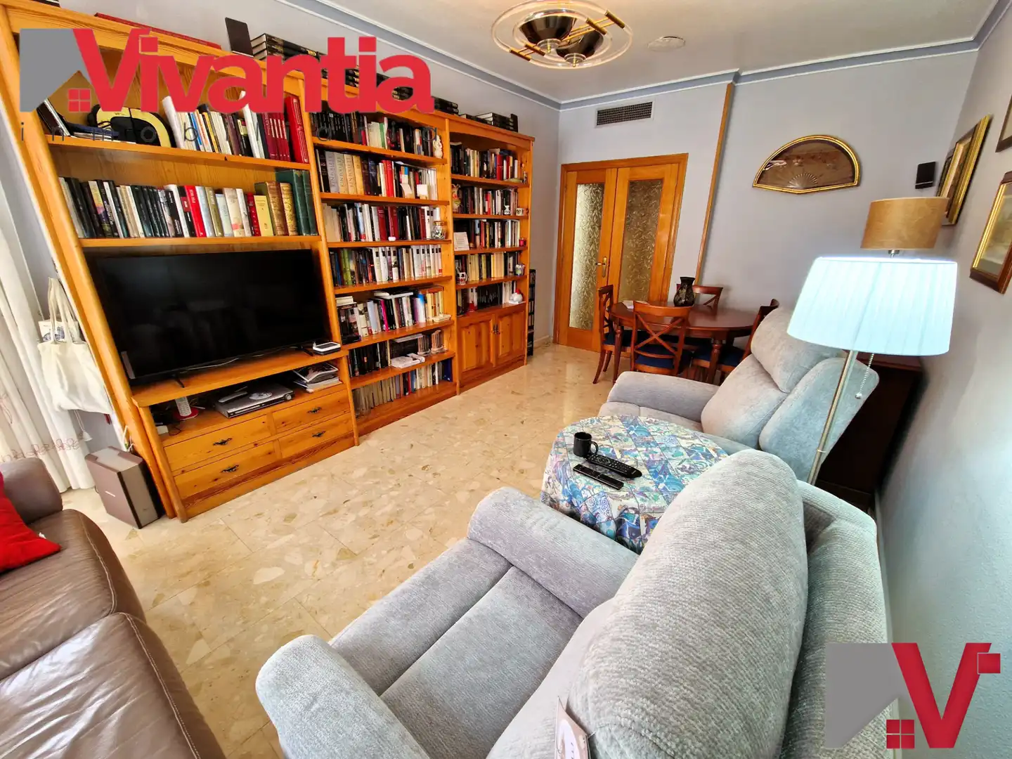 Living room of Flat for sale in Lorca  with Air Conditioner, Heating and Terrace