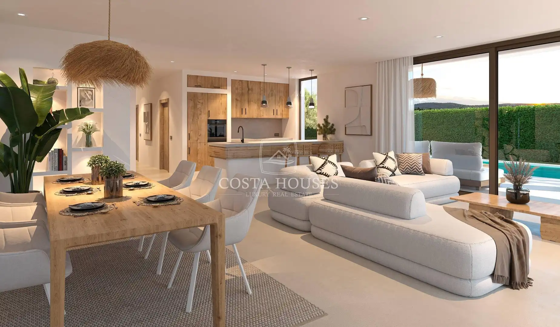Sala de estar de Casa o chalet en venta en Jávea / Xàbia con Aire acondicionado, Jardín privado y Terraza