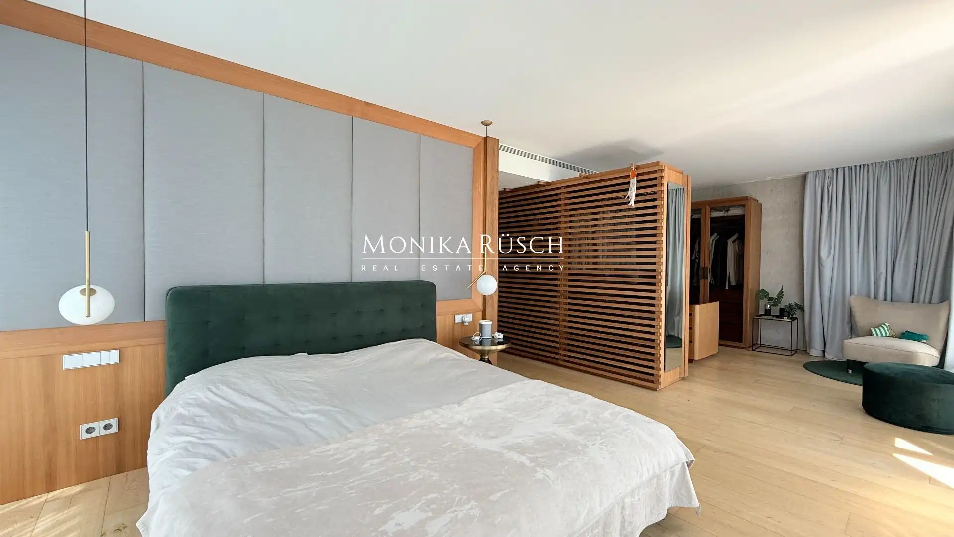 Bedroom of Houses for rent in Castelldefels  with Air Conditioner, Heating and Private garden