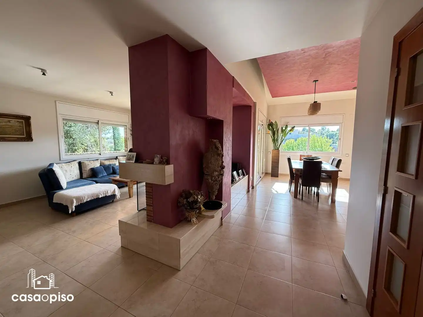 Sala de estar de Casa o chalet en venta en Sabadell con Aire acondicionado, Calefacción y Jardín privado