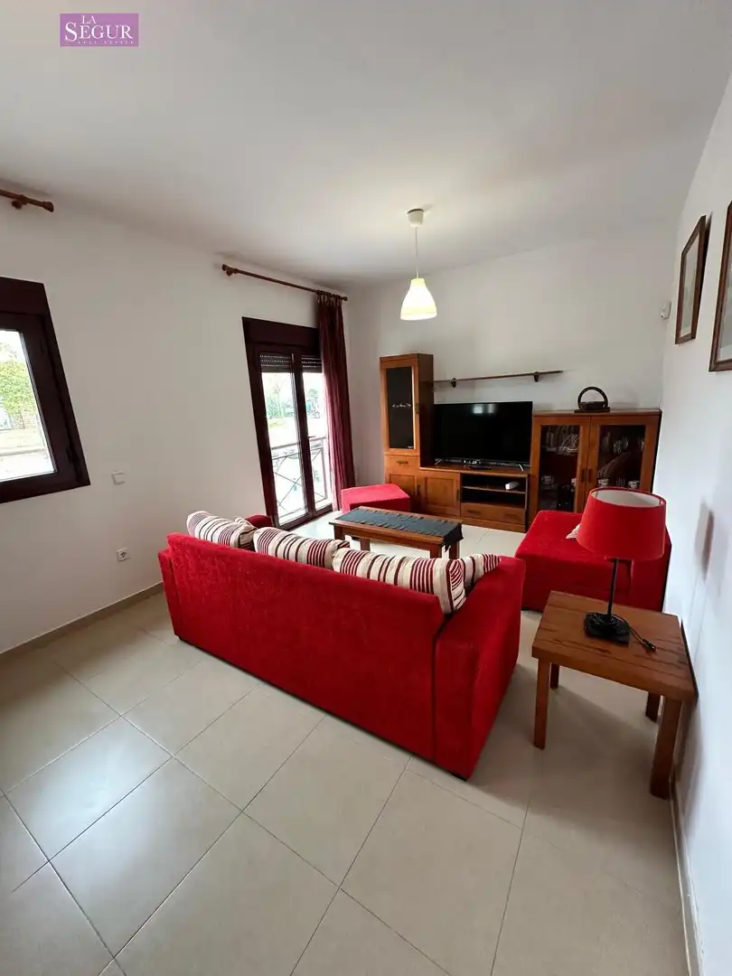 Sala d'estar de Àtic en venda en Conil de la Frontera amb Aire condicionat, Terrassa i Balcó