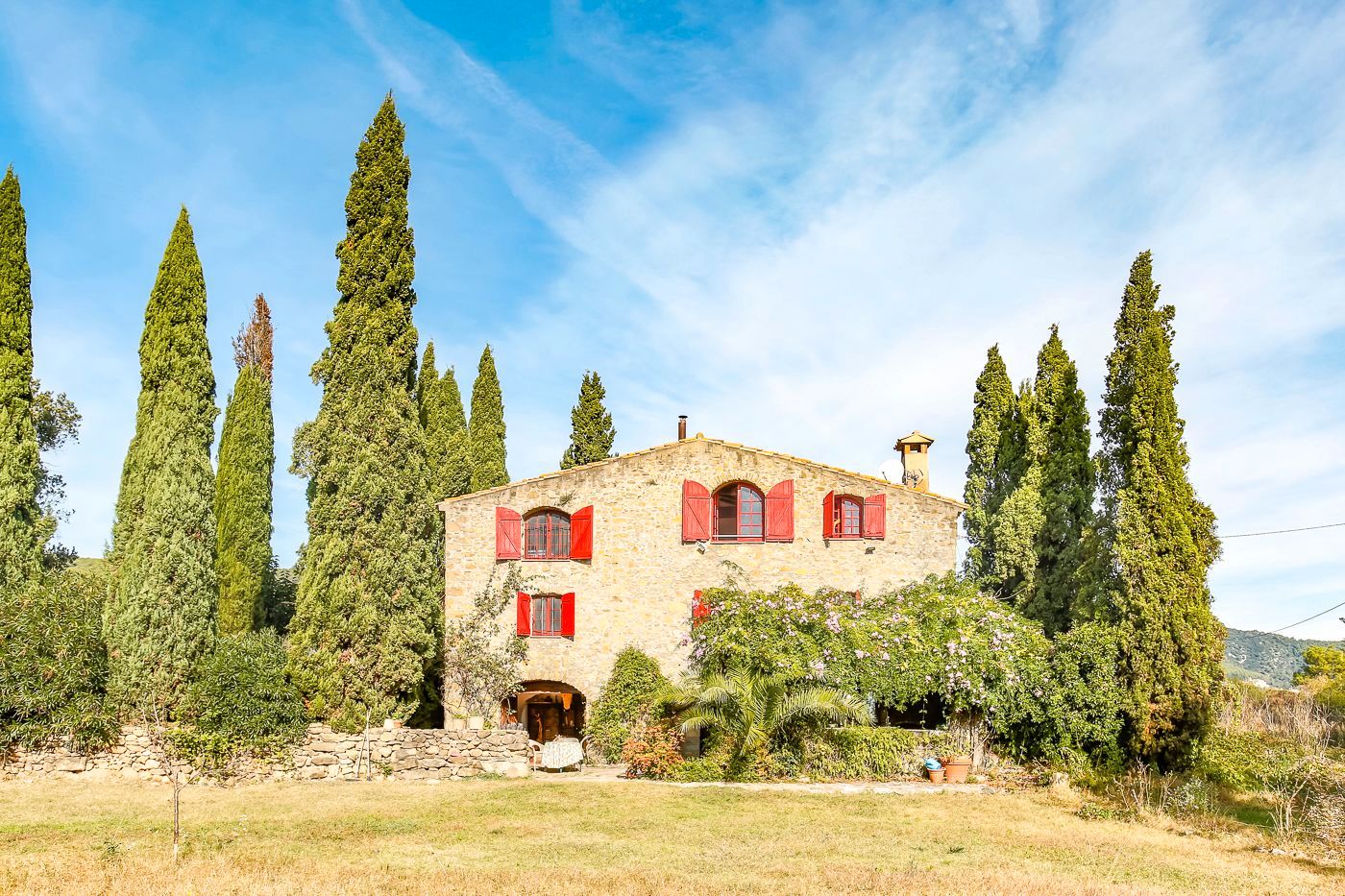 Vista exterior de Finca rústica en venda en Maià de Montcal amb Calefacció, Jardí privat i Terrassa