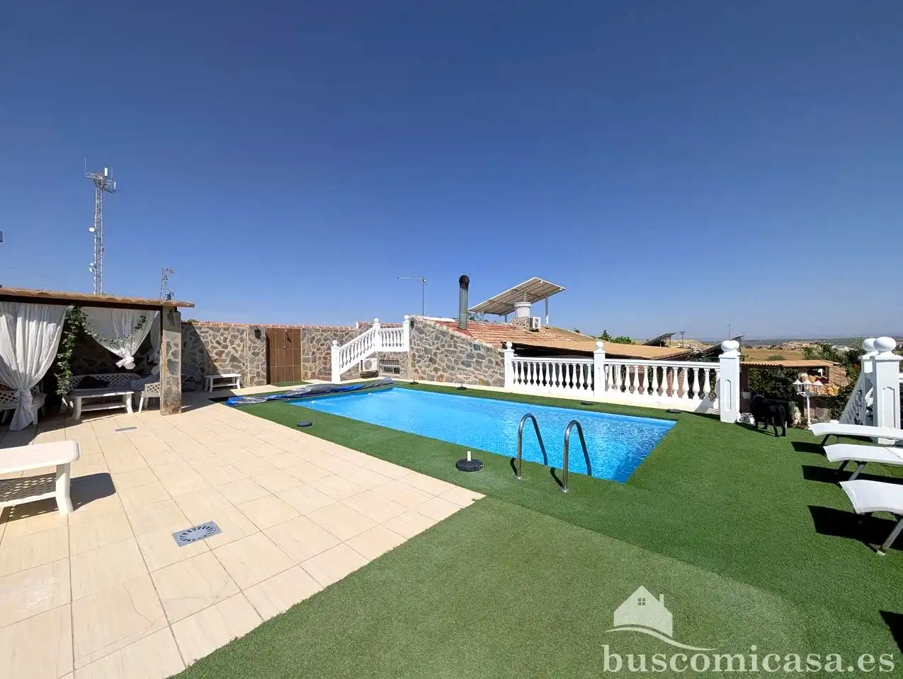 Piscina de Finca rústica en venda en Linares amb Aire condicionat, Jardí privat i Terrassa