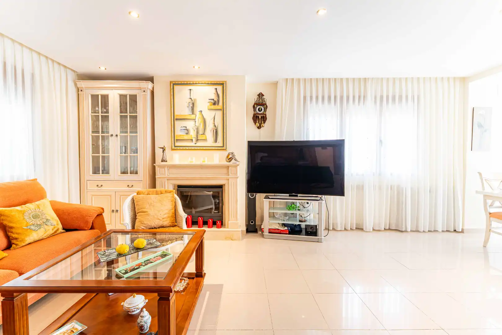 Living room of Houses for sale in Alpedrete  with Furnished