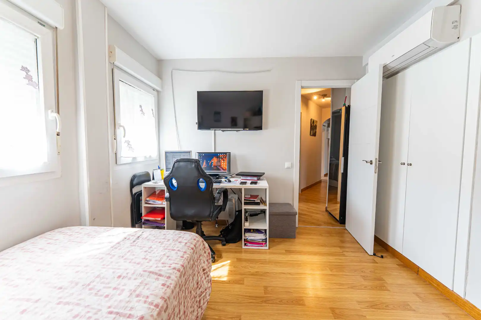 Bedroom of Flat for sale in Moralzarzal  with Air Conditioner, Heating and Private garden