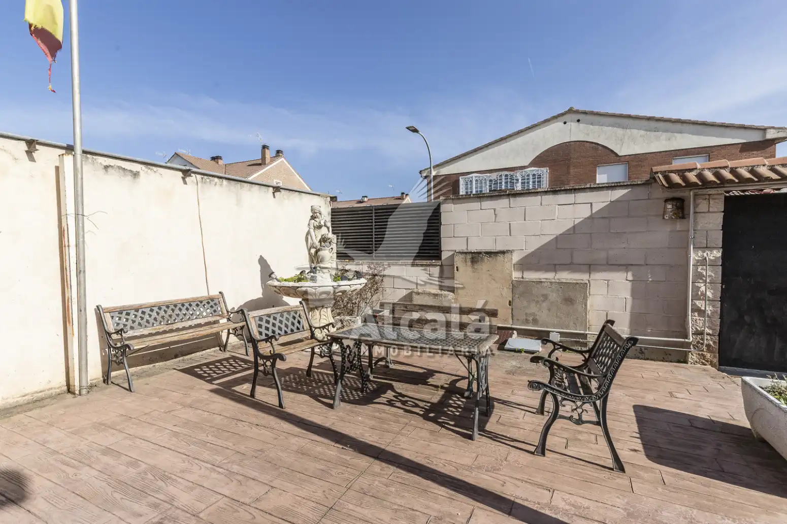 Terraza de Casa adosada en venta en Azuqueca de Henares con Aire acondicionado, Calefacción y Piscina