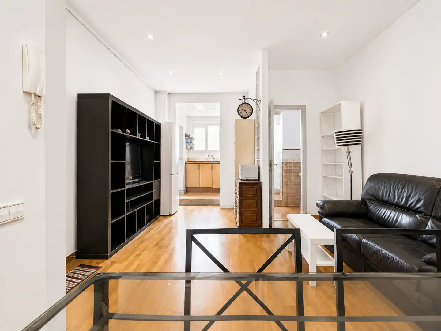 Living room of Flat for sale in Barcelona  with Balcony