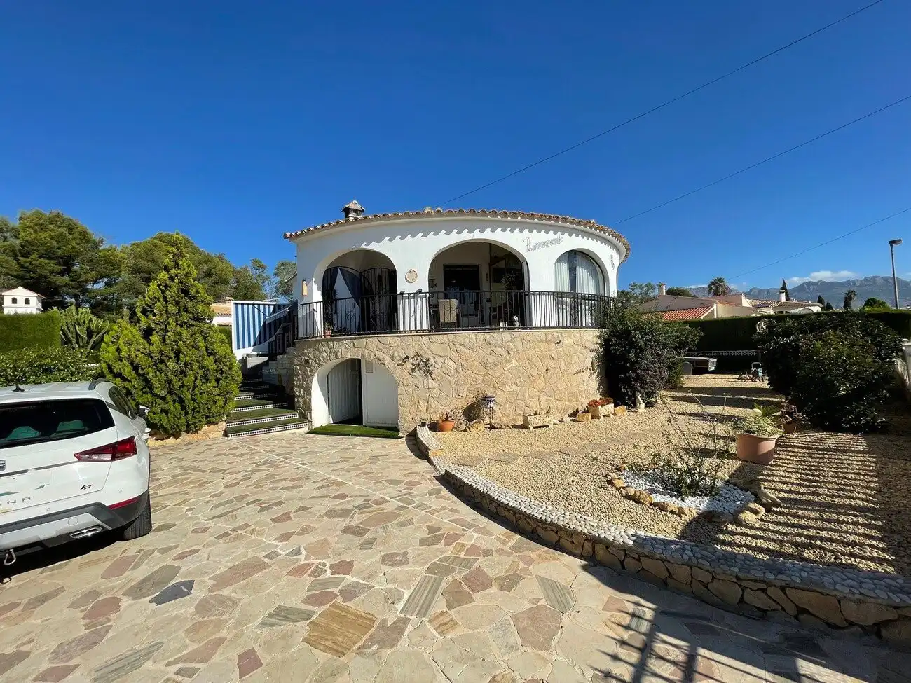 Vista exterior de Casa o chalet en venta en L'Alfàs del Pi con Calefacción, Jardín privado y Terraza