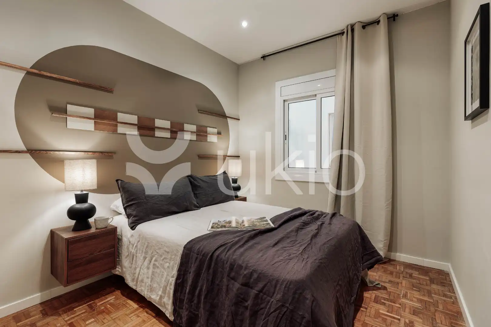 Bedroom of Apartments for rent in Barcelona  with Air Conditioner, Heating and Furnished