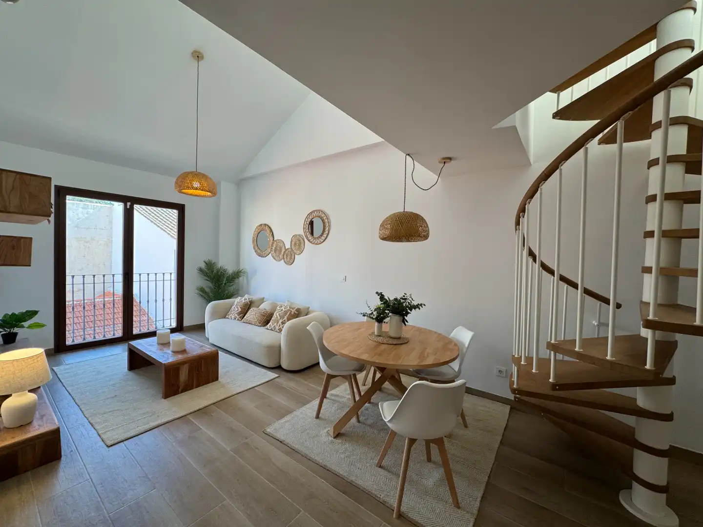 Sala de estar de Ático en venta en Málaga con Aire acondicionado, Terraza y Amueblado