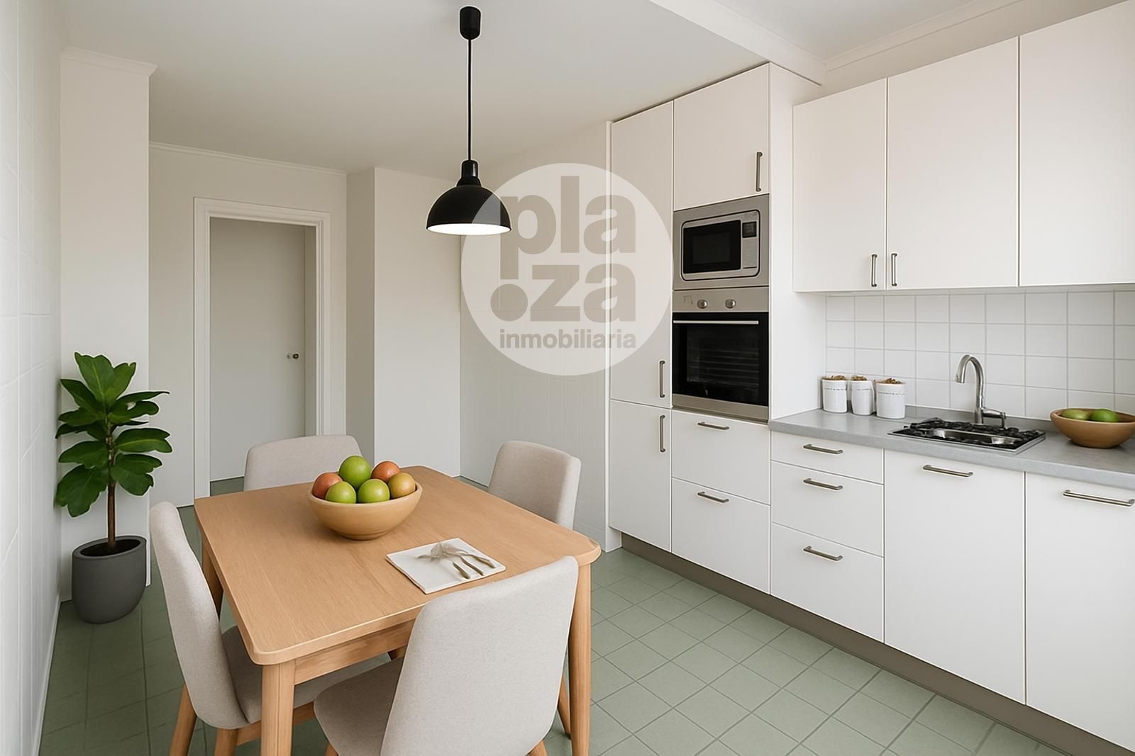 Kitchen of Flat for sale in Burgos Capital  with Heating and Terrace