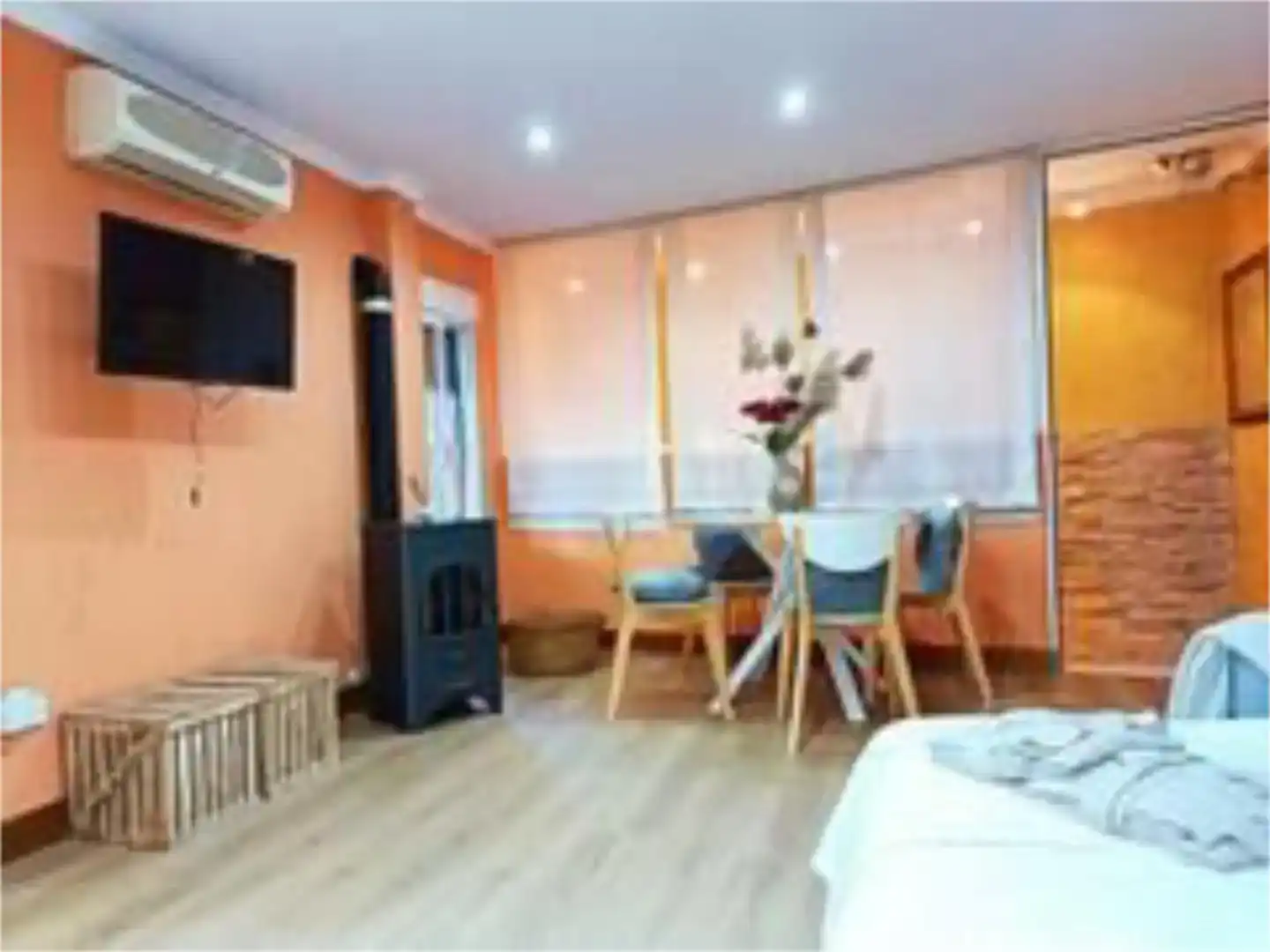 Schlafzimmer von Wohnung zur Miete in Écija mit Klimaanlage und Balkon