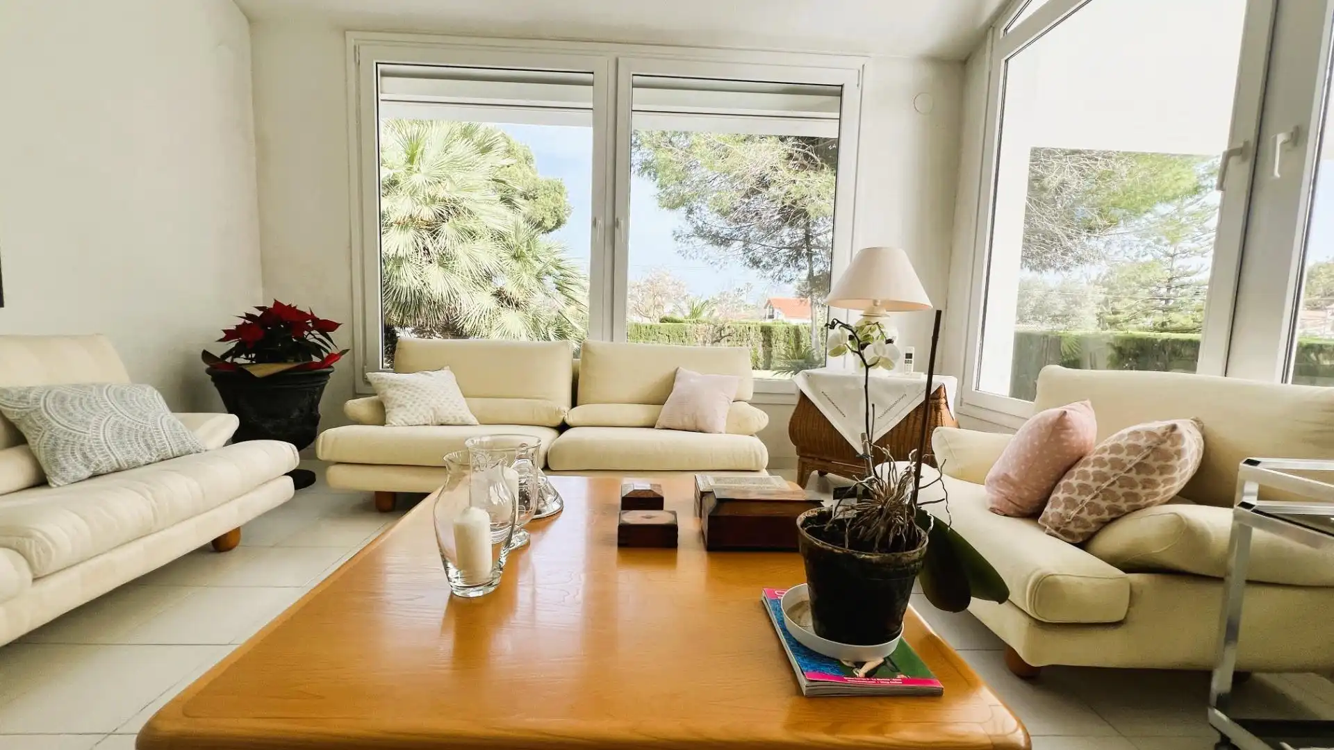 Sala de estar de Casa o chalet en venta en Castellón de la Plana / Castelló de la Plana con Aire acondicionado, Calefacción y Jardín privado