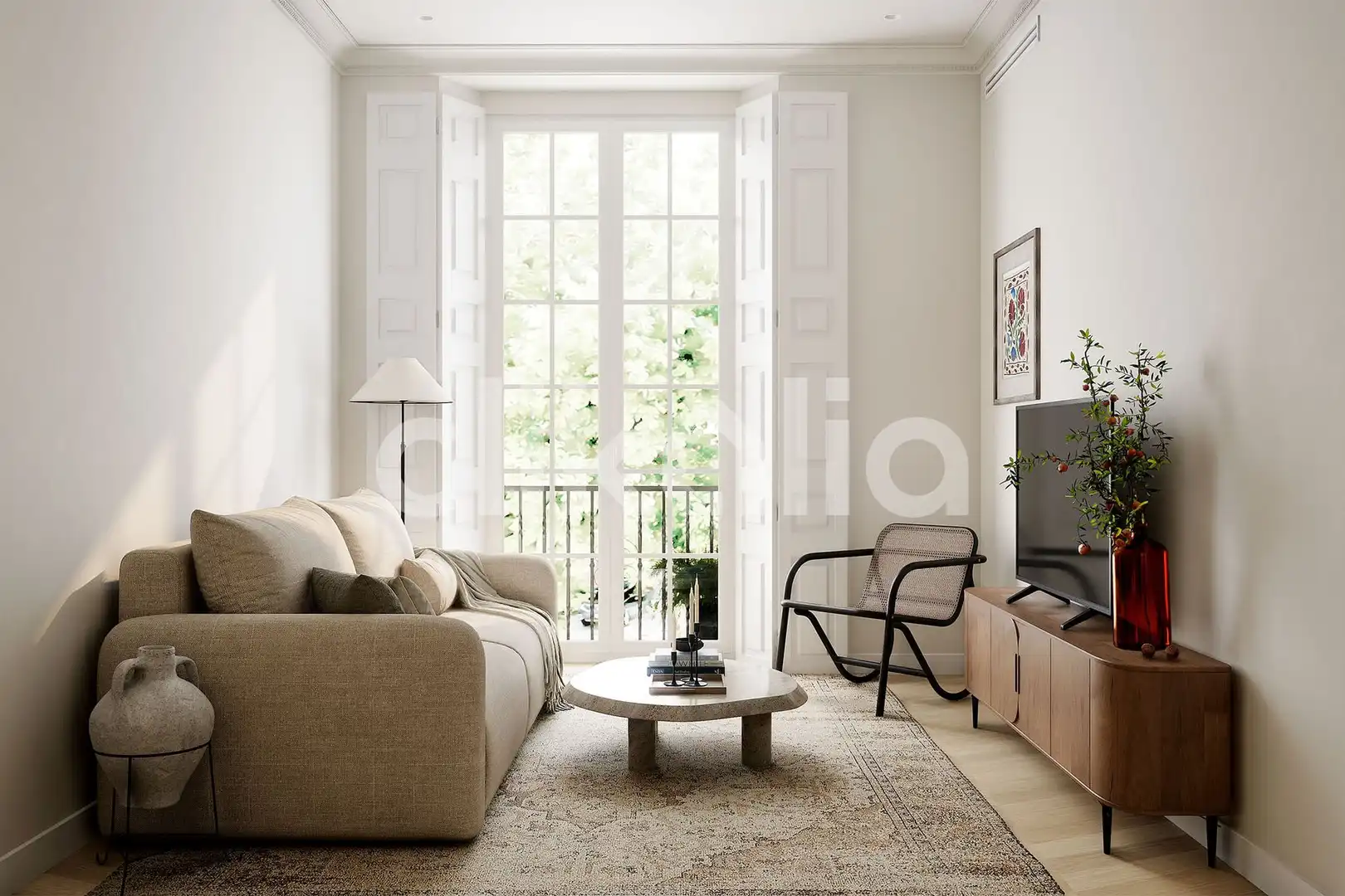 Living room of Flat for sale in Sevilla  with Air Conditioner and Terrace