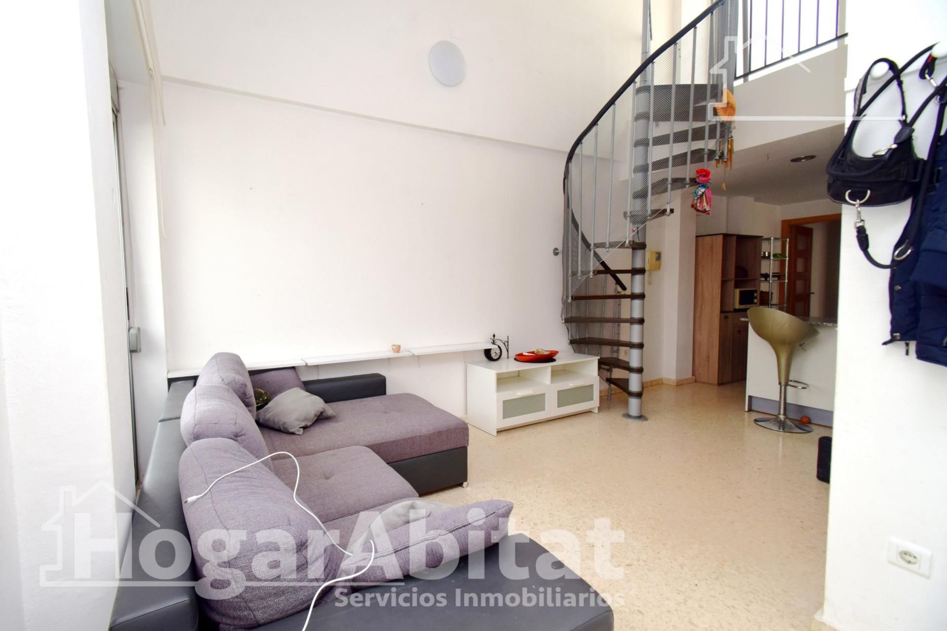 Sala d'estar de Àtic en venda en Vilamarxant amb Aire condicionat, Calefacció i Terrassa