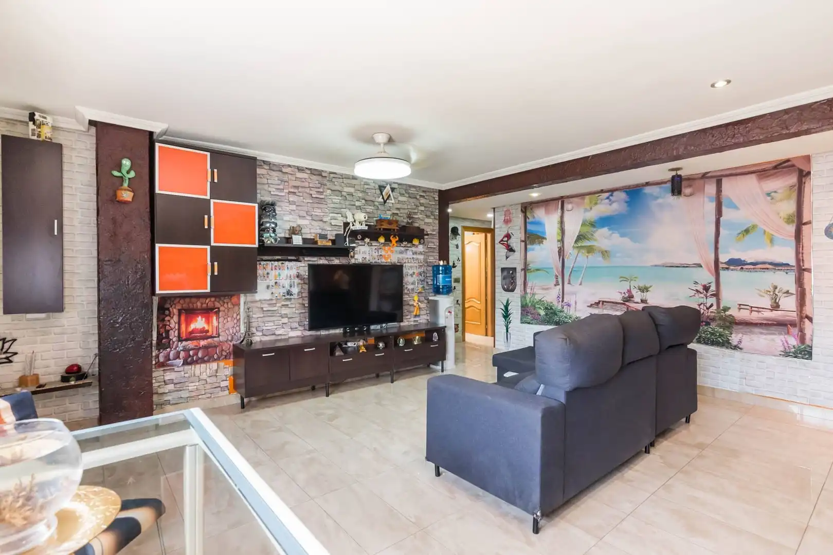 Living room of Flat for sale in Murcia  with Air Conditioner, Heating and Storage room