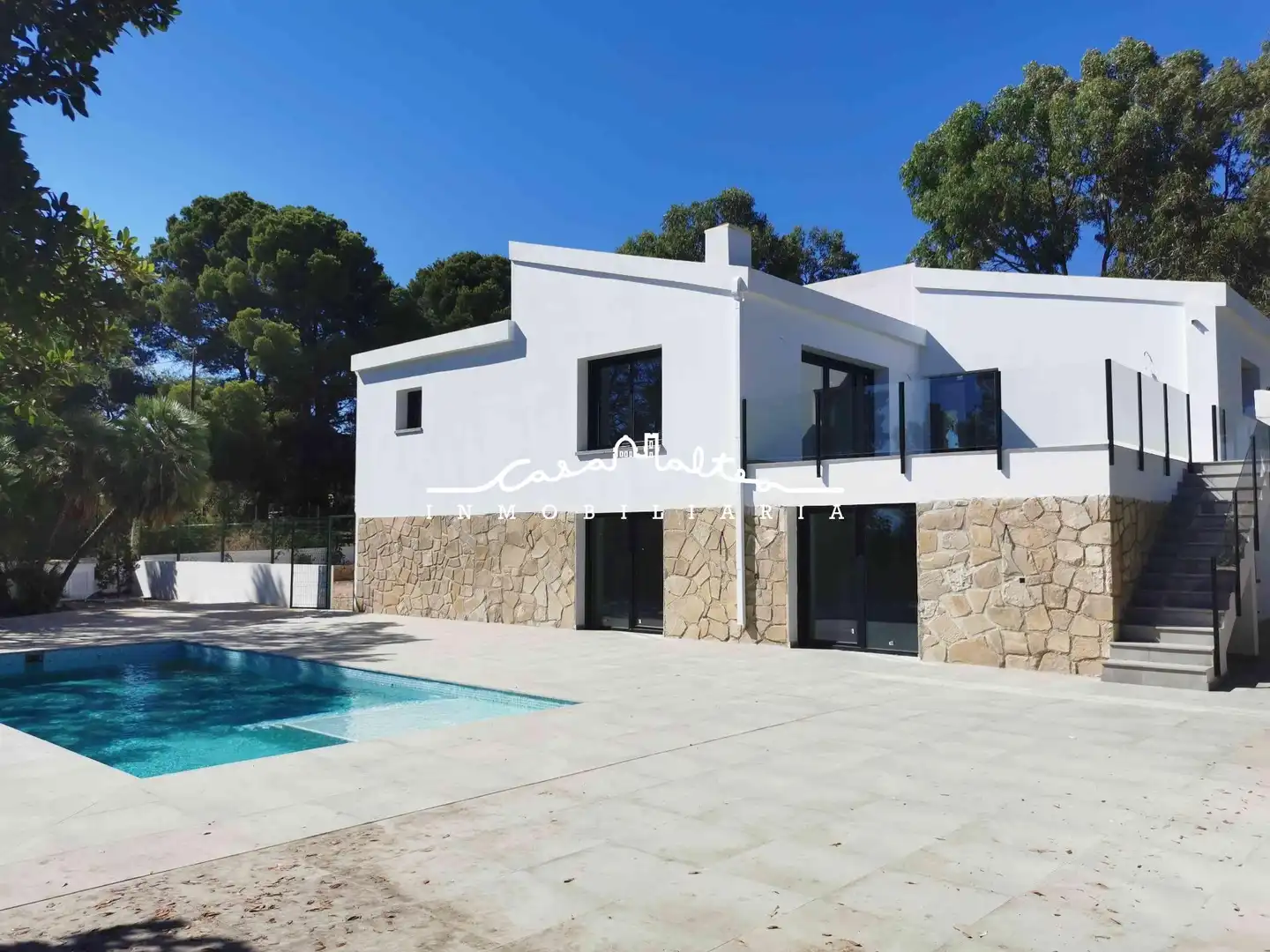 Exterior view of Houses for sale in L'Alfàs del Pi  with Air Conditioner, Private garden and Terrace