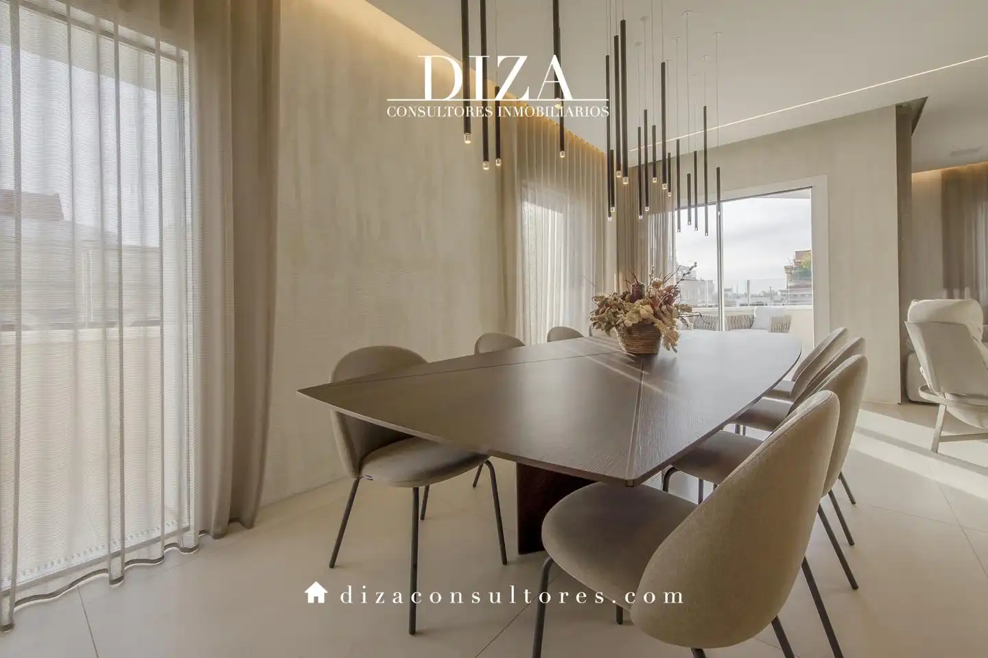 Dining room of Attic for sale in Madrid  with Air Conditioner, Heating and Terrace