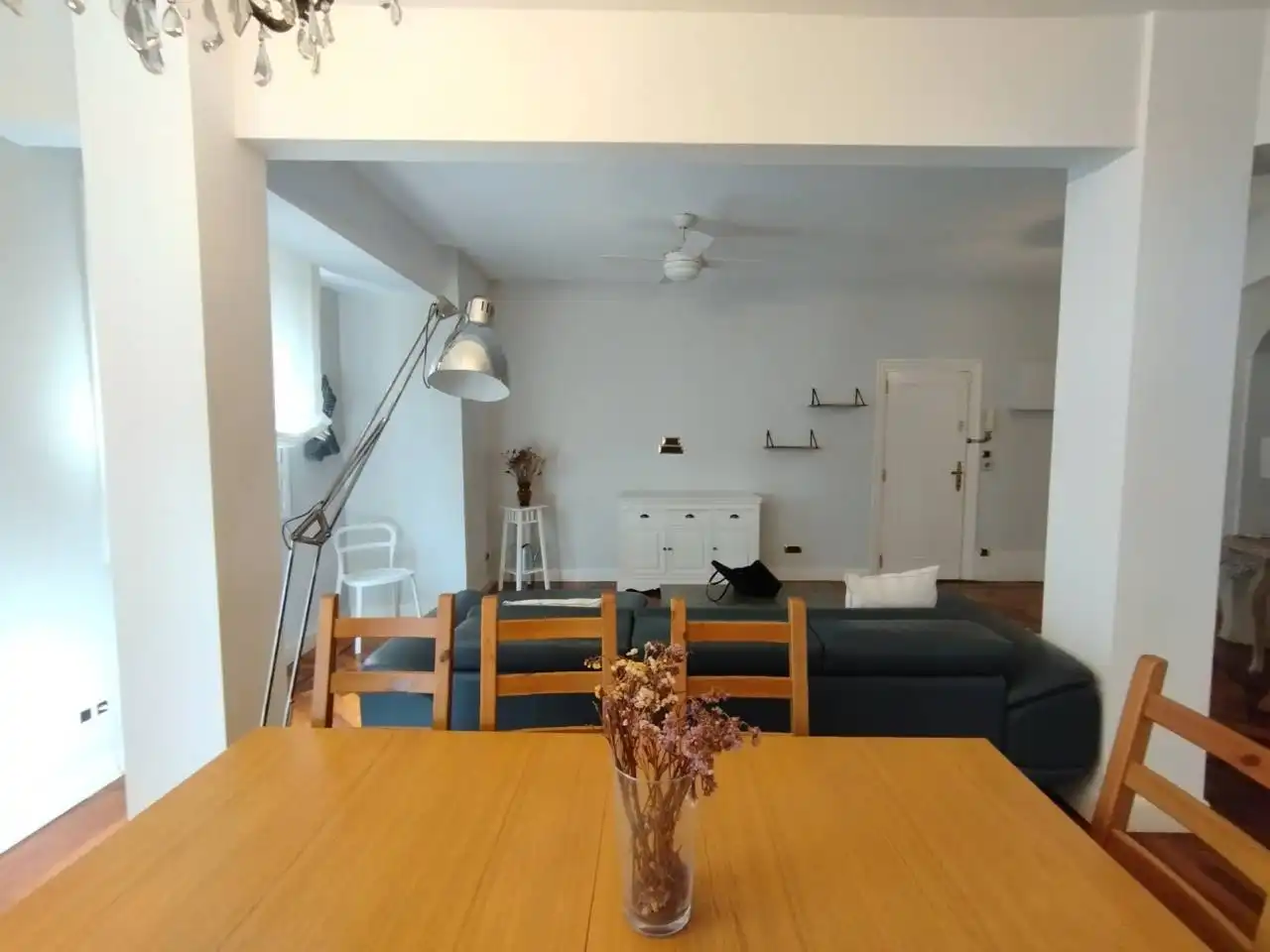 Esszimmer von Wohnung zur Miete in Bilbao  mit Heizung, Parkett und Möbliert