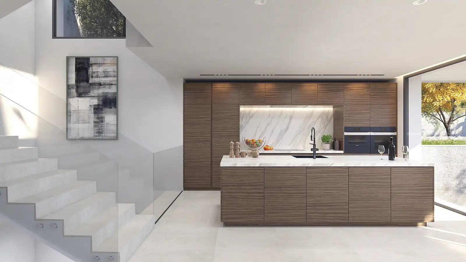 Cocina de Casa o chalet en venta en Málaga con Aire acondicionado, Jardín privado y Terraza