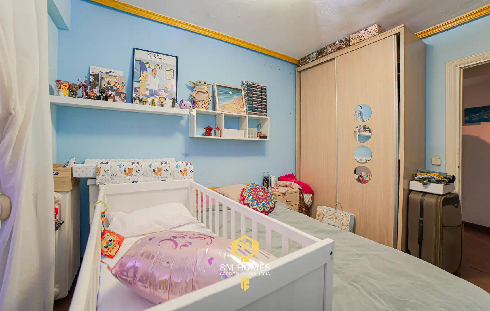 Schlafzimmer von Wohnung zum Verkauf in San Fernando de Henares mit Klimaanlage, Heizung und Terrasse