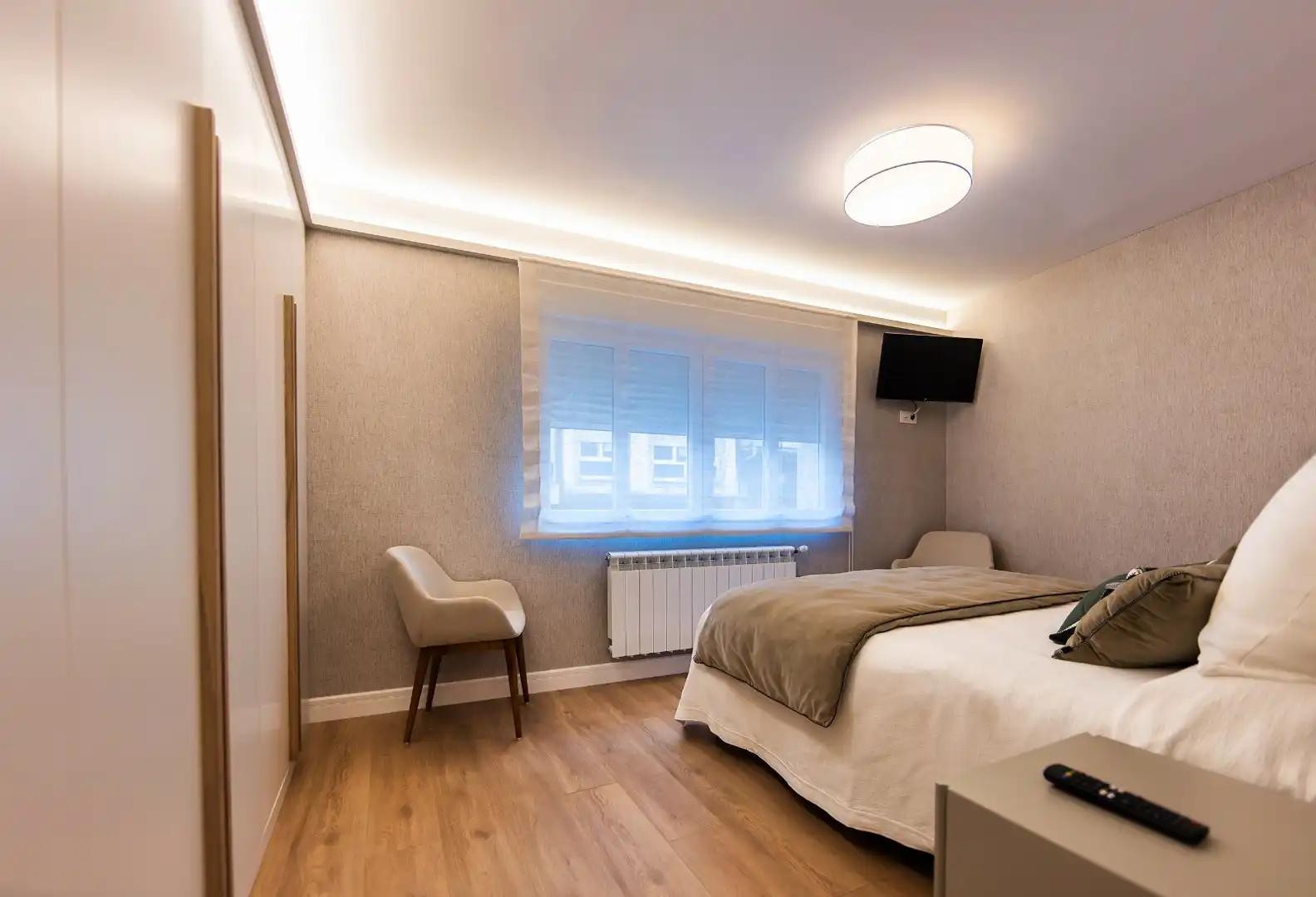 Bedroom of Flat for sale in Vilalba  with Heating, Storage room and Furnished