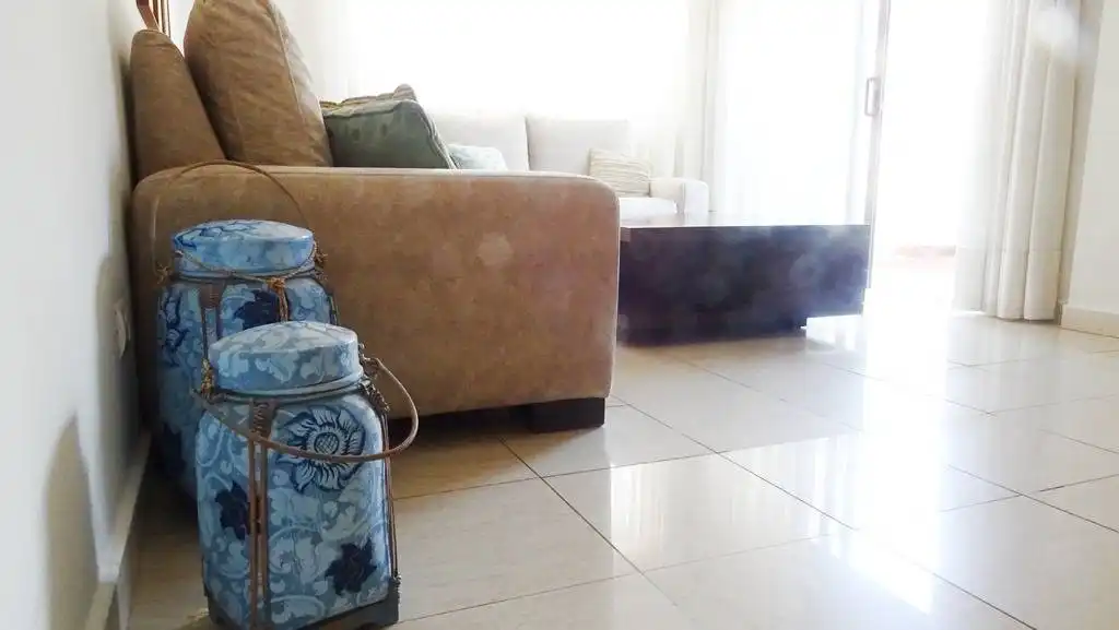 Sala de estar de Piso de alquiler en Las Palmas de Gran Canaria con Jardín privado, Terraza y Amueblado