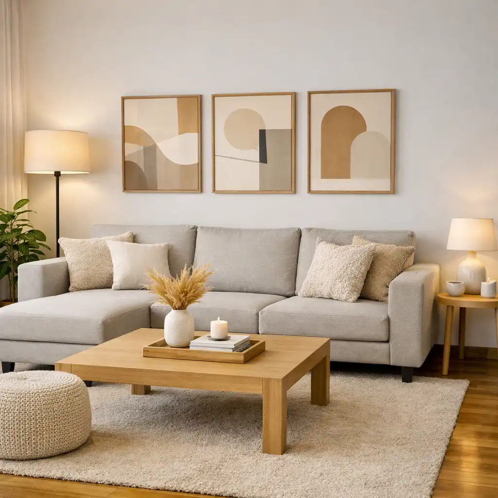 Wohnzimmer von Wohnung zum Verkauf in Terrassa mit Heizung
