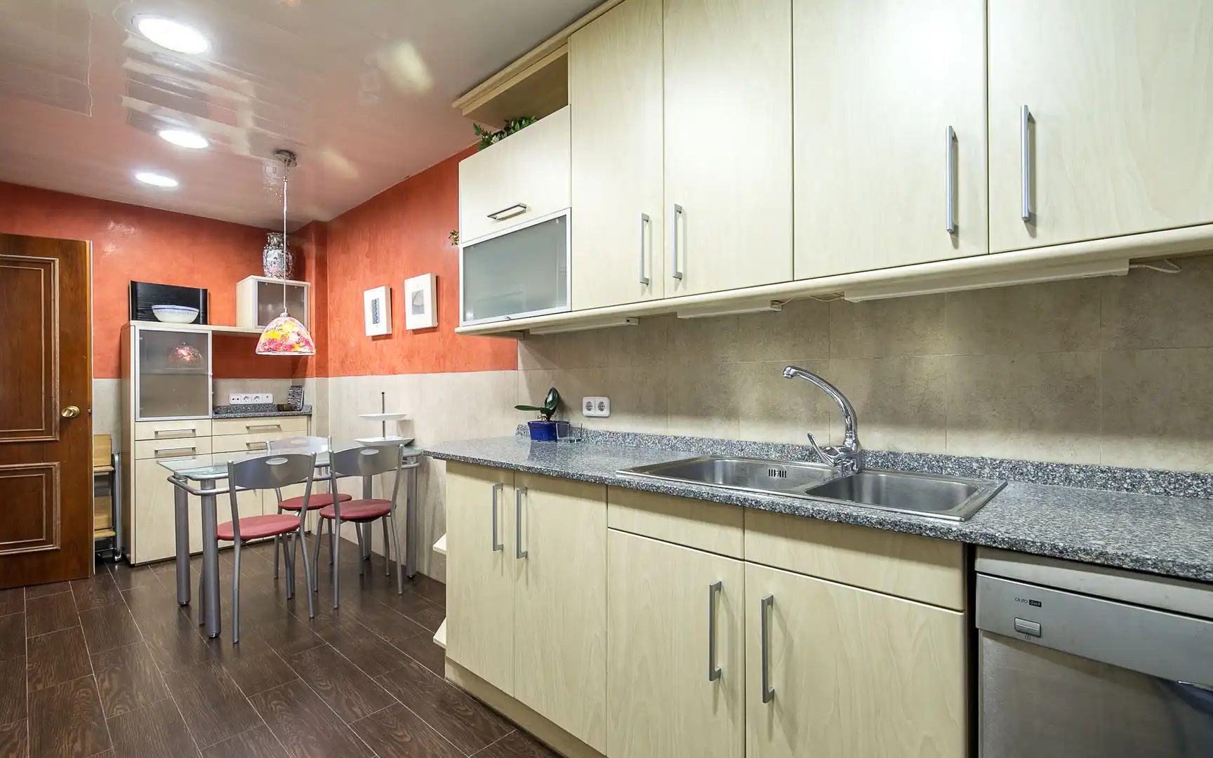 Kitchen of Flat for rent in Barcelona  with Air Conditioner, Heating and Terrace