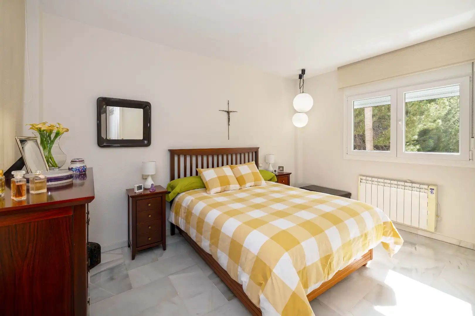 Schlafzimmer von Wohnung zum Verkauf in Málaga mit Klimaanlage, Privatgarten und Abstellraum