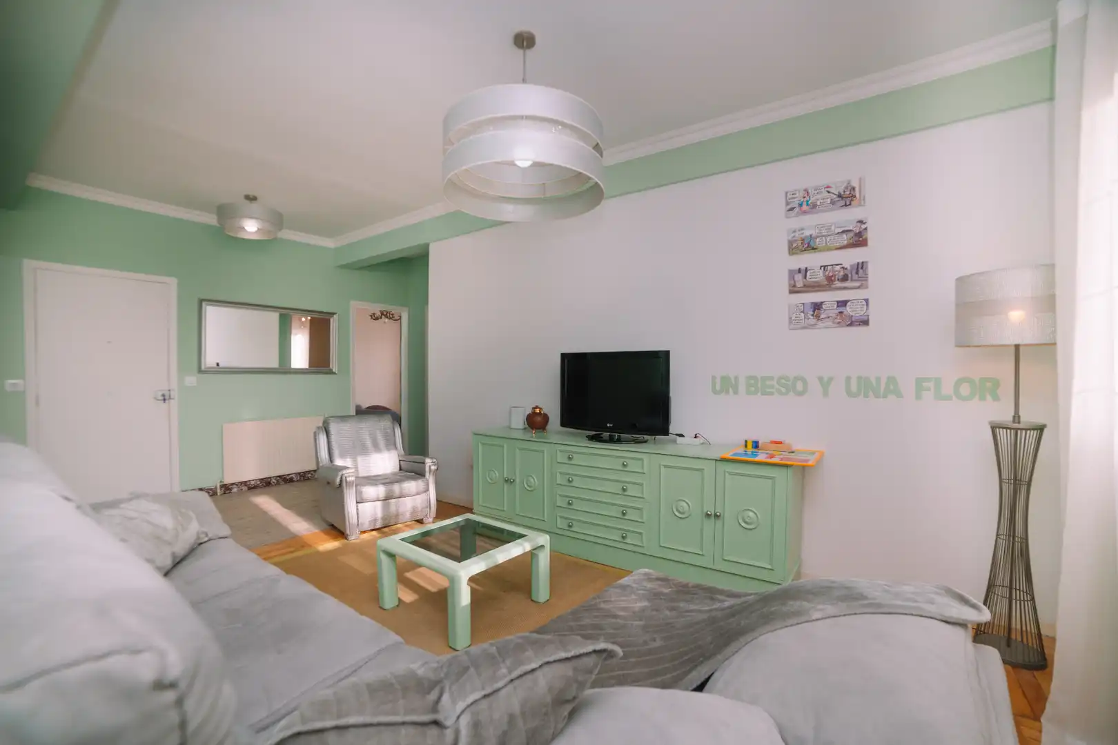 Sala de estar de Casa o chalet de alquiler en Mos con Aire acondicionado, Calefacción y Parquet