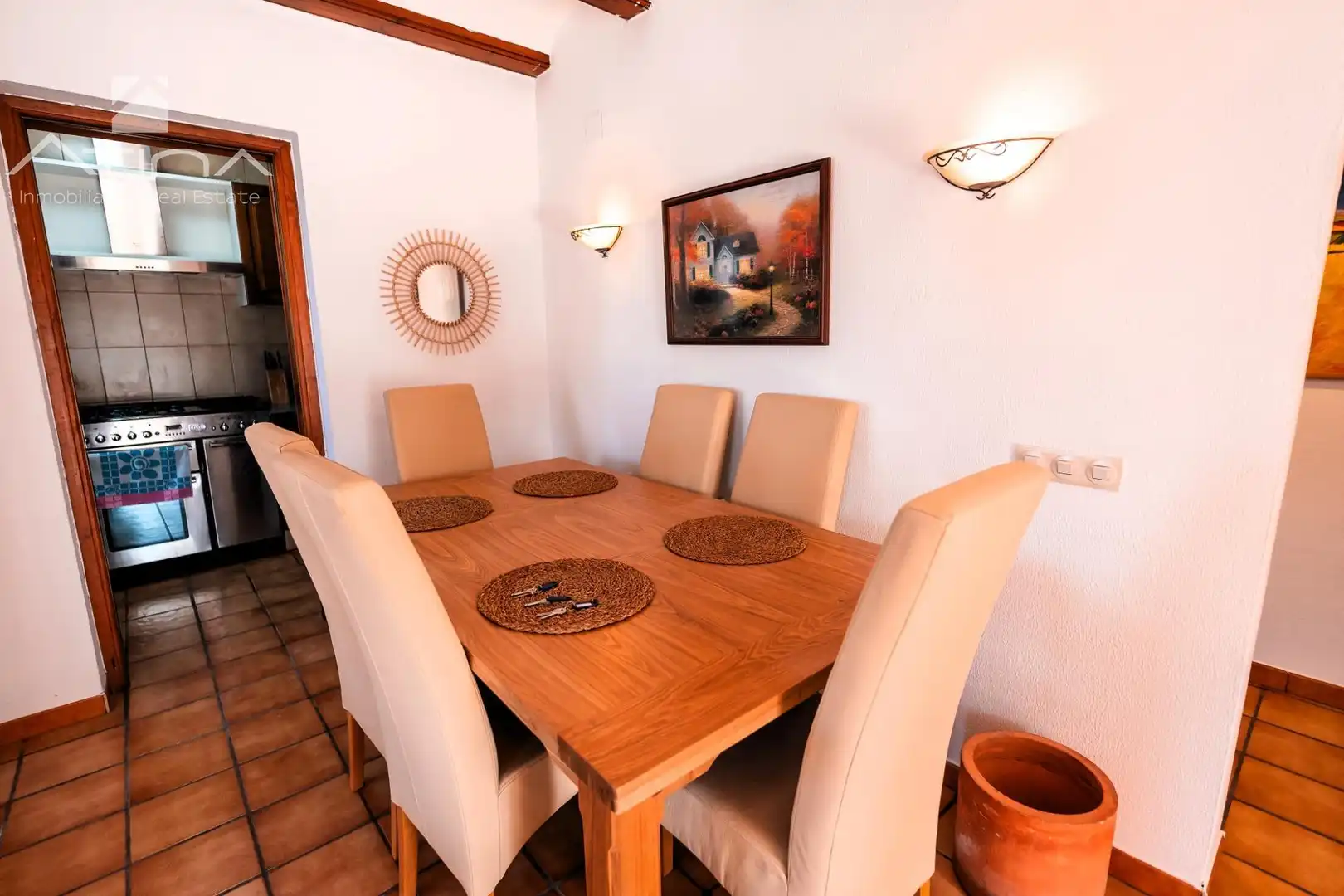 Dining room of Houses for sale in Jávea / Xàbia  with Air Conditioner, Private garden and Terrace