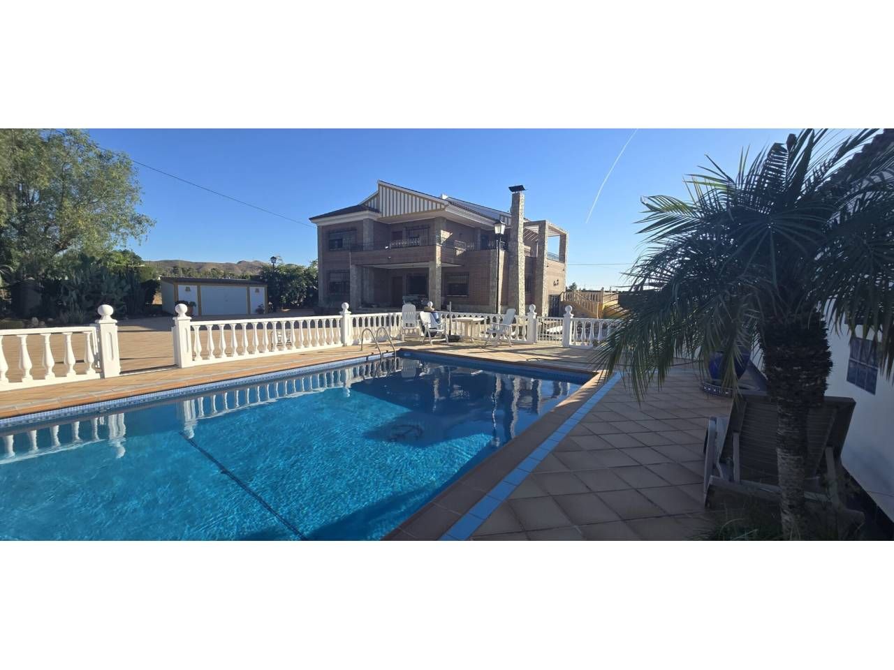 Piscina de Casa o xalet en venda en Lorca amb Jardí privat, Terrassa i Piscina