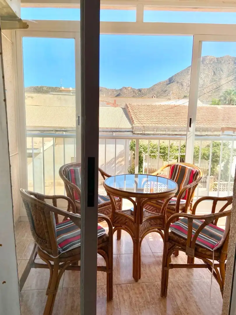 Terrasse von Wohnungen zur Miete in Cartagena mit Klimaanlage, Möbliert und Waschmaschine