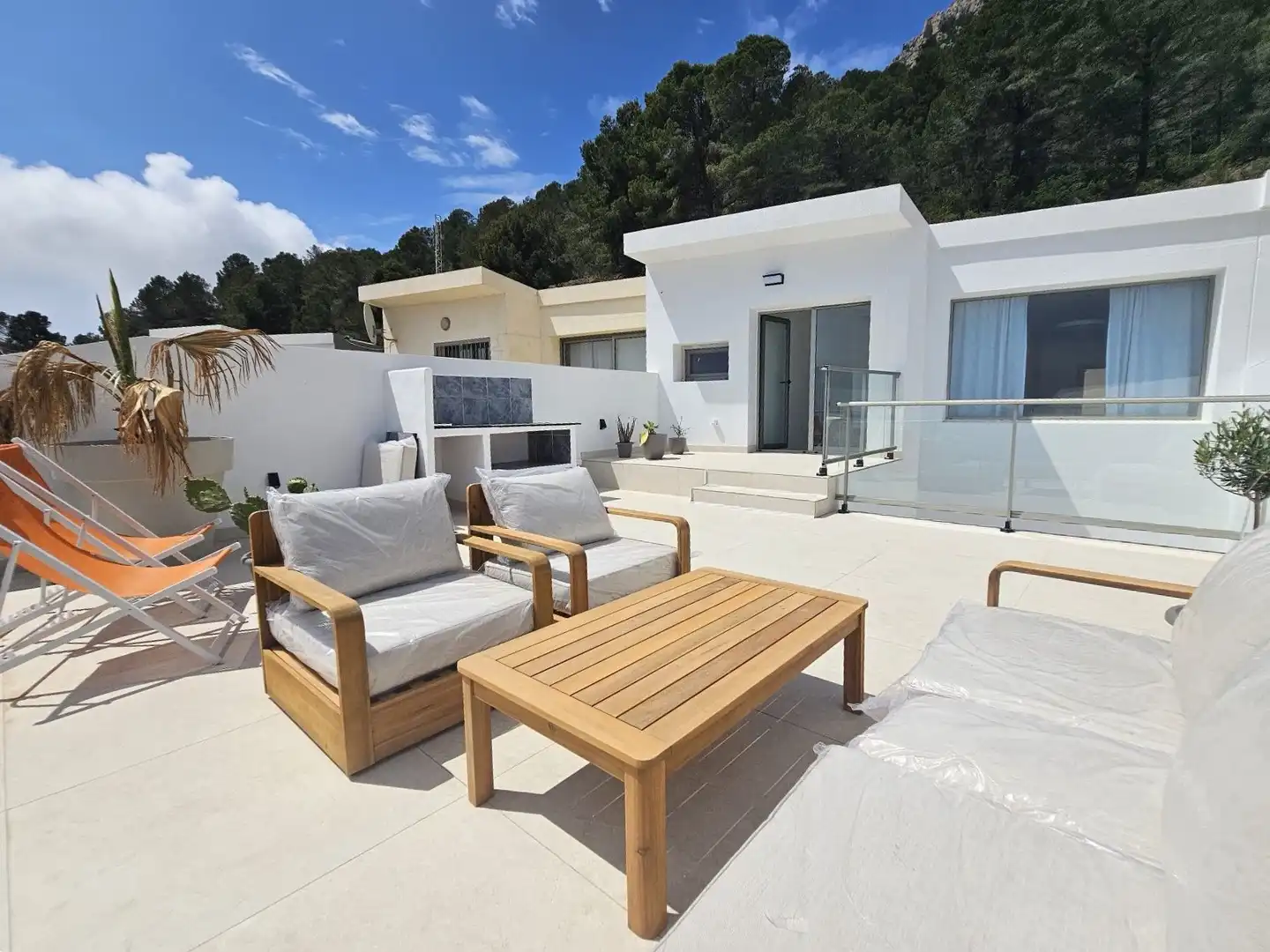 Terraza de Casa adosada en venta en Calpe / Calp con Aire acondicionado, Calefacción y Terraza