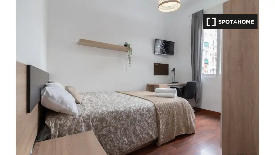 Habitación de Piso de alquiler en Madrid con Aire acondicionado, Calefacción y Amueblado