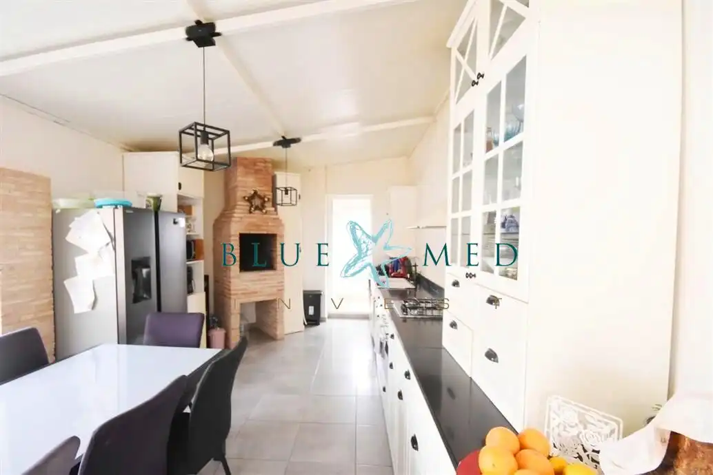 Cocina de Casa o chalet en venta en Mazarrón con Jardín privado y Piscina comunitaria