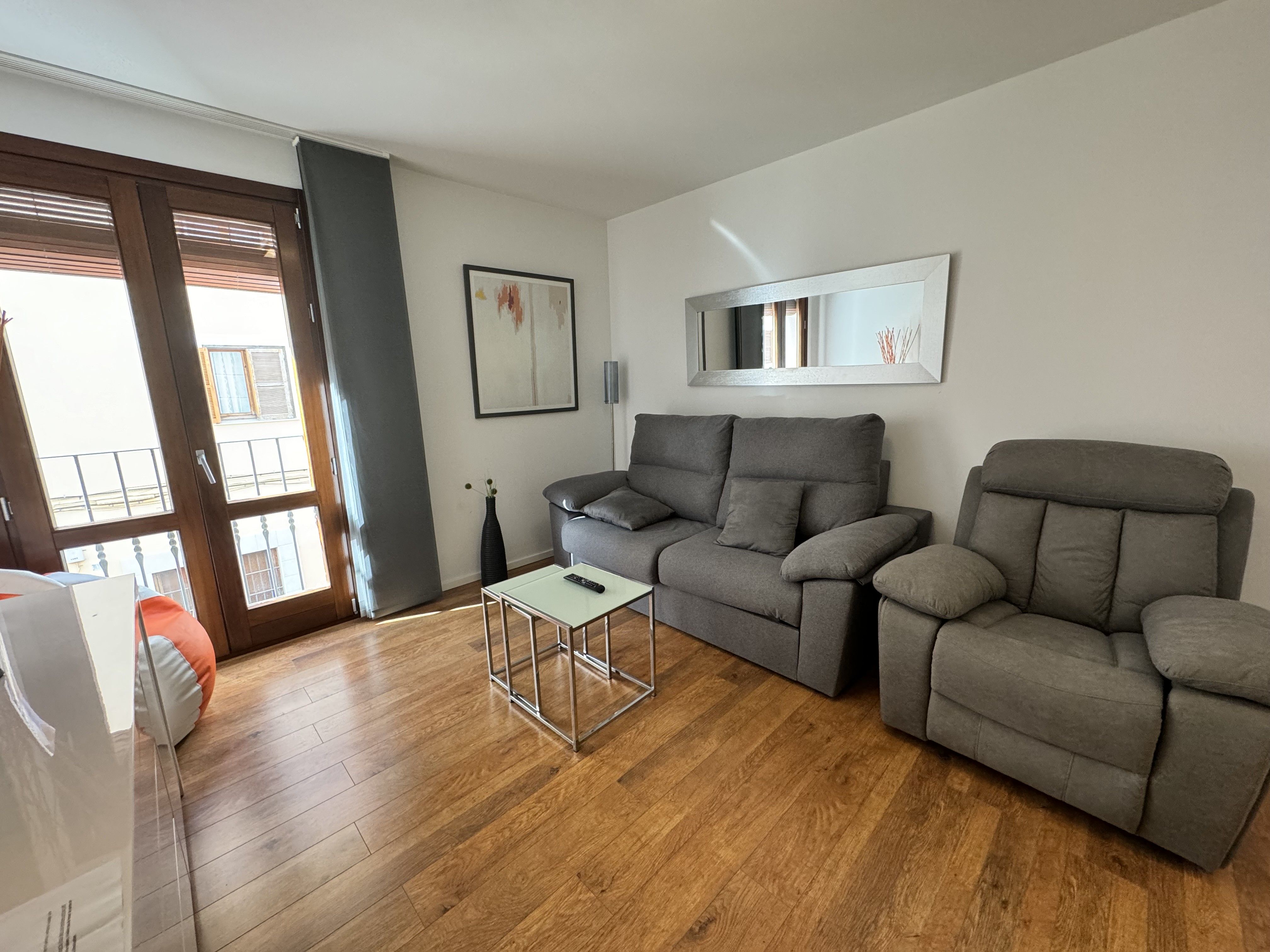 Sala d'estar de Apartament de lloguer en Dénia amb Aire condicionat, Calefacció i Terrassa
